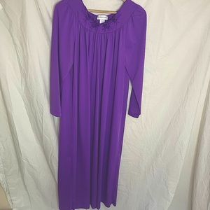 Purple vintage Shadowline nightgown